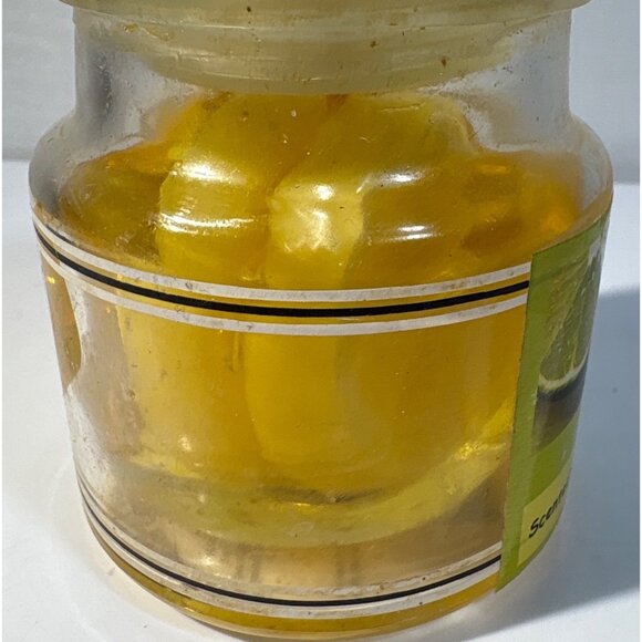 Scented Jar Candles Lemon Orange & Banana "Fruit Slices" In the Wax 3.03 Oz Each - Picture 4 of 6